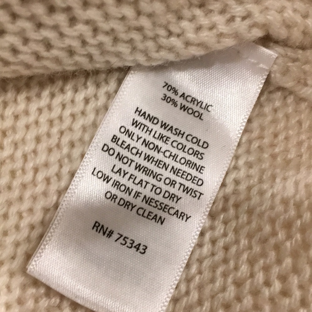 Ellen Tracy wool blend sweater size medium - Picture 8 of 12